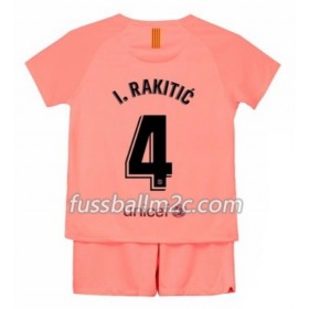 Fußballtrikots FC Barcelona I.Rakitic 4 Kinder Ausweich Trikotsatz 2018-2019